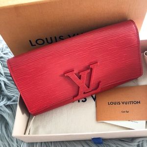 Louis Vuitton Epi Louise Red